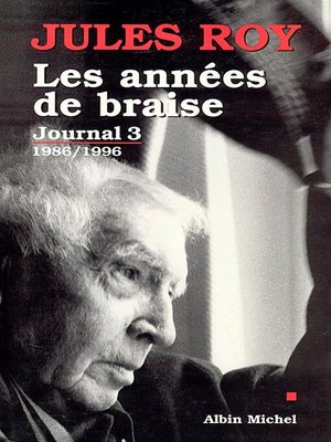 cover image of Les Années de braise